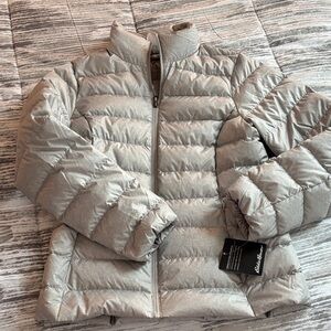 Eddie Bauer Women's Gray Lightweight Cirruslite Down Jacket Small